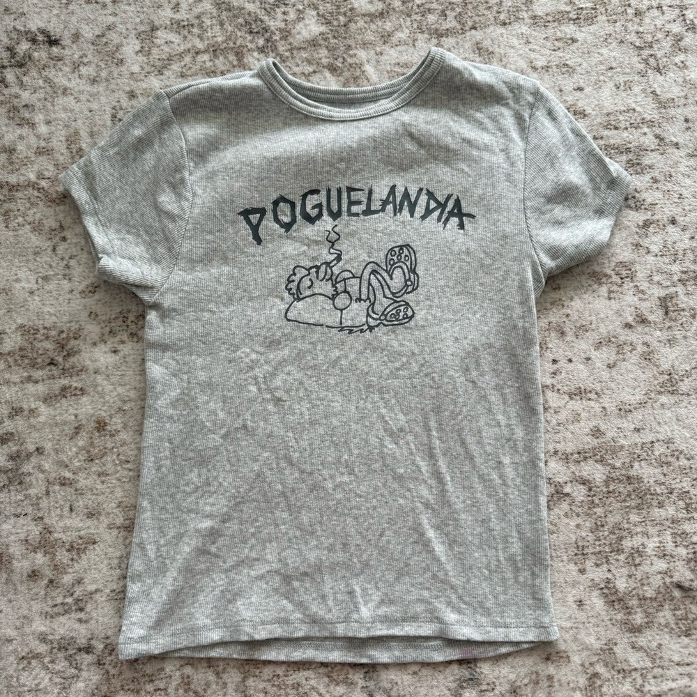 Outerbanks Poguelandia Baby Tee Size Small